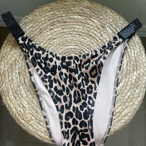 Victoria's Secret Shine Strap Brazilian Bikini Bottom